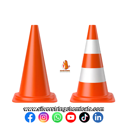 SAFETY CONE - Silver String Chemicals & Textile