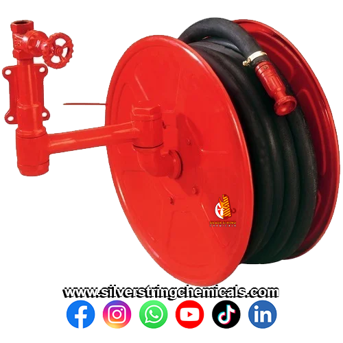 FIRE HOSE REEL (Manual) - Silver String Chemicals & Textile