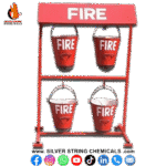 FIRE BUCKETS WITH STANDS