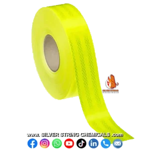 Fluorescent Yellow Diamond Cut Tape,Silver String Chemicals Biggest Safety Online Shop Items Pakistan, Fire Safety Items, Health Safety Items, Work Safety Items, Industrial Safety Items Available, Hydrant, Sprinkler, Fire Alarm, Suppression, E500, Bristol, Naffco, Lifeco
