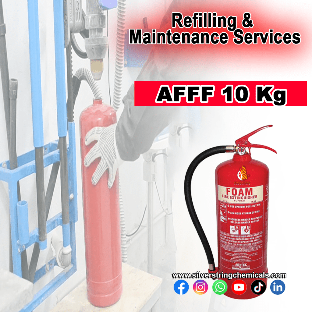 AFFF 10kg - Refilling. Silver String Chemicals Biggest Safety Online Shop Items Pakistan, Fire Safety Items, Health Safety Items, Work Safety Items, Industrial Safety Items Available, Hydrant, Sprinkler, Fire Alarm, Suppression, E500, Bristol, Naffco, Lifeco