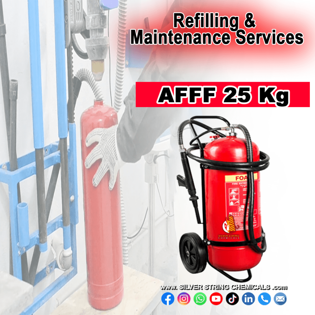 AFFF 25kg - Refilling. Silver String Chemicals Biggest Safety Online Shop Items Pakistan, Fire Safety Items, Health Safety Items, Work Safety Items, Industrial Safety Items Available, Hydrant, Sprinkler, Fire Alarm, Suppression, E500, Bristol, Naffco, Lifeco