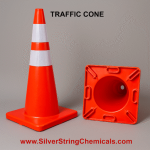 SAFETY CONE PAKISTAN MADE 28” Silver String Chemicals Biggest Safety Online Shop Items Pakistan, Fire Safety Items, Health Safety Items, Work Safety Items, Industrial Safety Items Available, Hydrant, Sprinkler, Fire Alarm, Suppression, E500, Bristol, Naffco, Lifeco