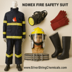 NOMEX FIRE SAFETY SUIT, Silver String Chemicals Biggest Safety Online Shop Items Pakistan, Fire Safety Items, Health Safety Items, Work Safety Items, Industrial Safety Items Available, Hydrant, Sprinkler, Fire Alarm, Suppression, E500, Bristol, Naffco, Lifeco