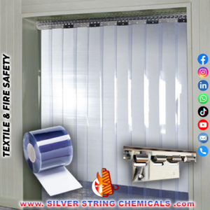 curtain TRANSPARENT,Silver String Chemicals Biggest Safety Online Shop Items Pakistan, Fire Safety Items, Health Safety Items, Work Safety Items, Industrial Safety Items Available, Hydrant, Sprinkler, Fire Alarm, Suppression, E500, Bristol, Naffco, Lifeco