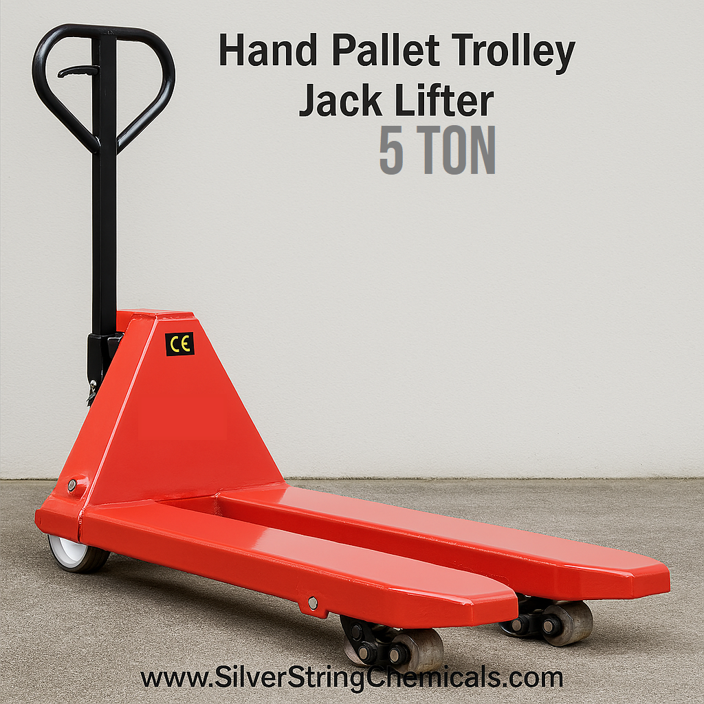 Hand Pallet Trolley Jack Lifter 3 & 5 ton by silver string safety nationwide delivery pakistan