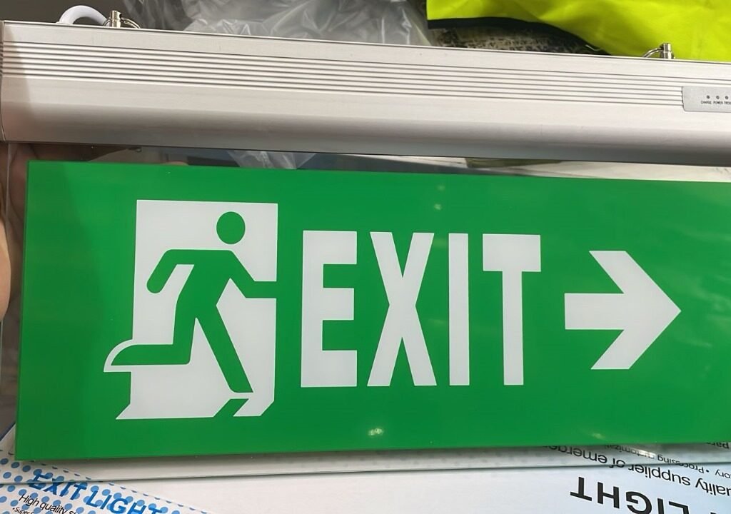 emergency exit beam light battery by silver string safety nationwide delivery pakistan