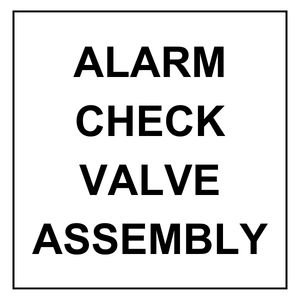 ALARM CHECK VALVE ASSEMBLY by silver string chemicals safety department nationwide delivery pakistan