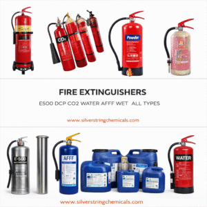 Fire EXTINGUISHERS by silver string chemicals safety department nationwide delivery pakistan