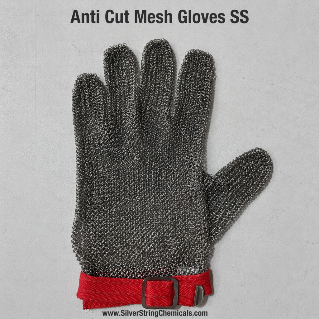 Stainless Steel (SS) Mesh Gloves pakistan nationwide delivery by silver string