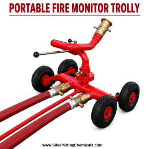 Portable Fire Monitor Trolley pakistan nationwide delivery by silver string