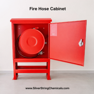 Fire Hose Reel with Box silver string safety nationwide delivery pakistan