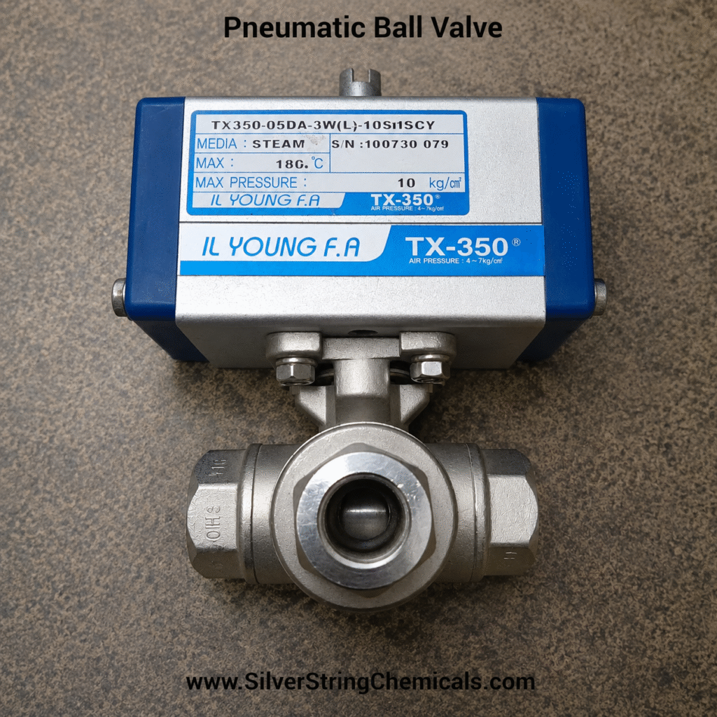 Pneumatic Ball Valve by silver string nationwide delivery pakistan